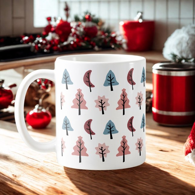 Julgransmönster Kakskärare Jul Kaffemugg (Skapare uppladdad)