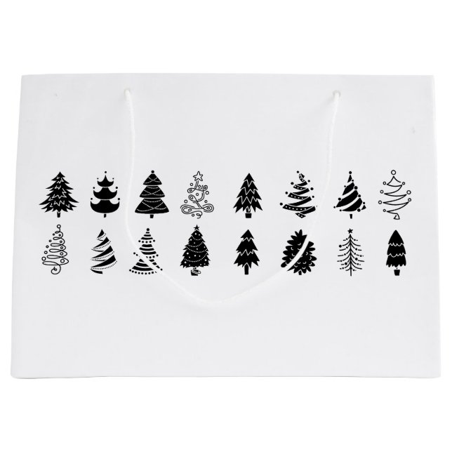 JULGRANSMÖNSTER PRESENTBAG (Framsidan)