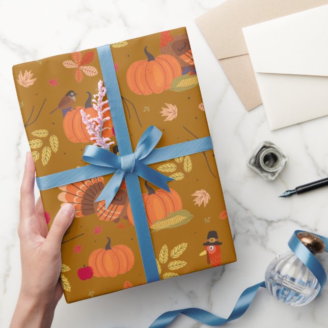 Julgranspapper för Thanksgiving Presentpapper (Gifting)