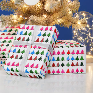 Julgranspappersinslagning Presentpapper