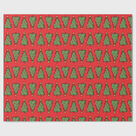 Julgranspappersinslagning Presentpapper