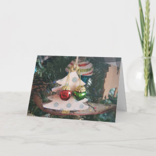 Julgransprydnad för julgranen kort