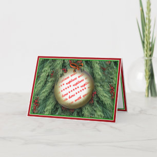 Julgransprydnad Fotolampa Helgkort