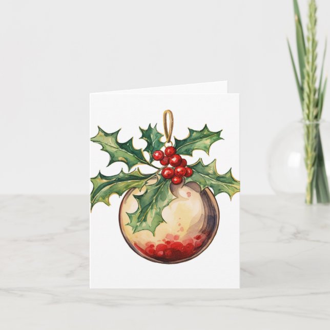 Julgransprydnad Helgkort (Framsida)
