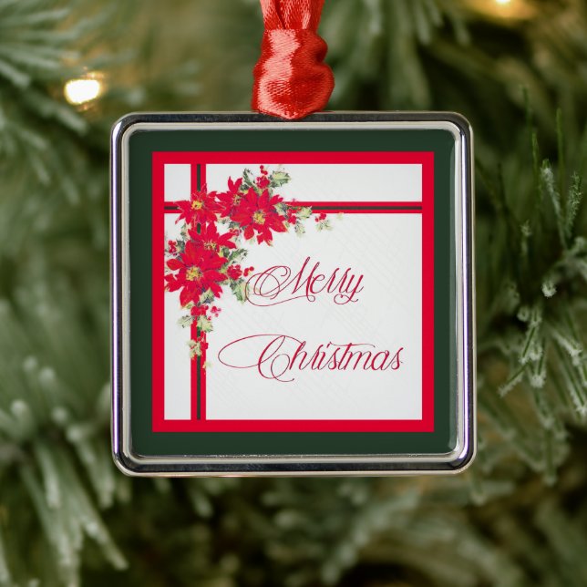 Julgransprydnad i keramik metall (Träd)