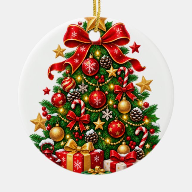 Julgransprydnad Keramik (Framsidan)