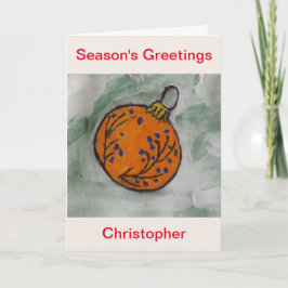 Julgransprydnad Kort