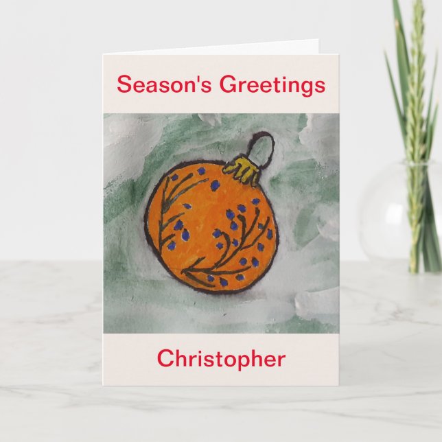 Julgransprydnad Kort (Framsida)