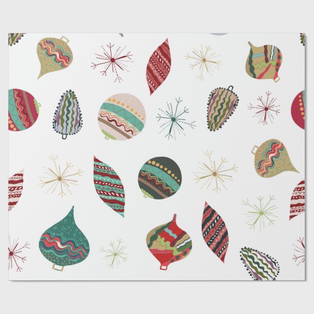 julgransprydnad presentpapper (Platt)