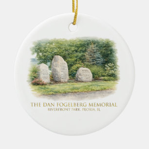 Julgransprydnaden Dan Fogelberg Memorial Julgransprydnad Keramik