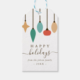 Julgransprydnader jul presentetikett