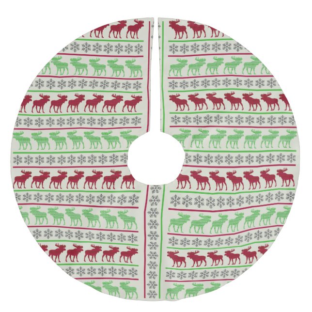 JULGRANSPRYDnader RENAR Julgransmatta Borstad Polyester (Framsidan)