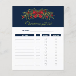 Julgranssling - Julklappslistplaner