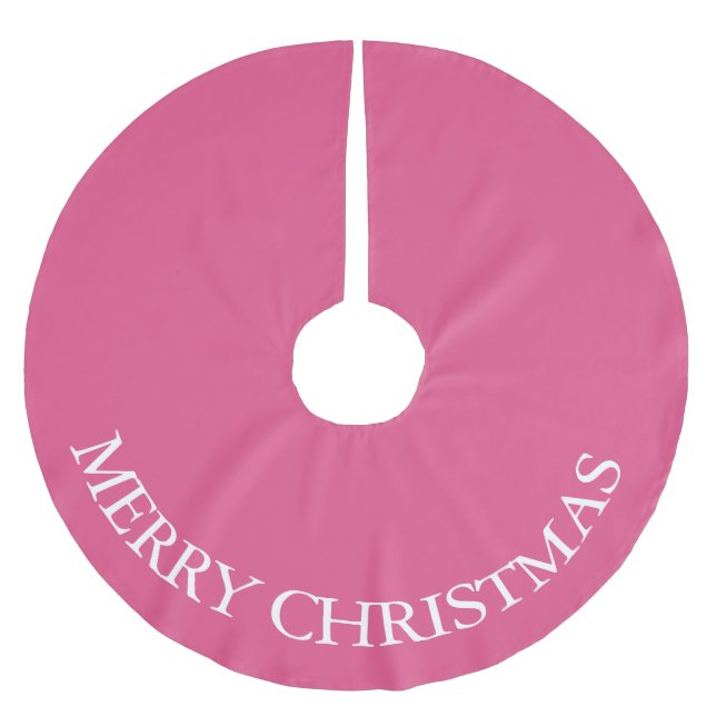 Julgranstav Julgran Julduk Ljusrosa Julgransmatta Borstad Polyester (Framsidan)
