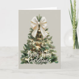 Julgranstemat julkort helgkort
