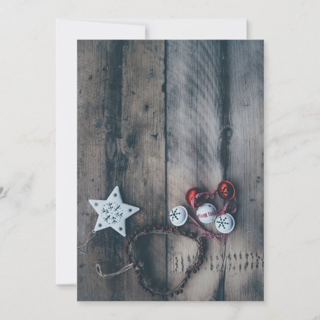 julgranstillbehör julkort (Framsida)