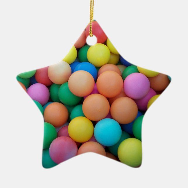 Julgranstjärna Julgransprydnad Keramik (Framsidan)