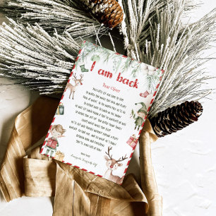 Julgranstjej Elf Hej Brev Inbjudan