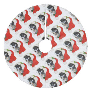 Julgransträdsmatt/Hundvalp och kattunge Julgransmatta Fleece