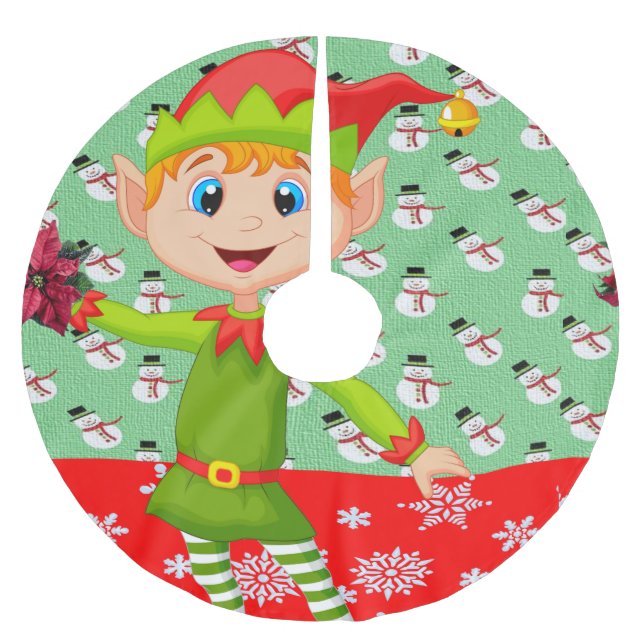 Julgranströja Julgransmatta Borstad Polyester (Framsidan)