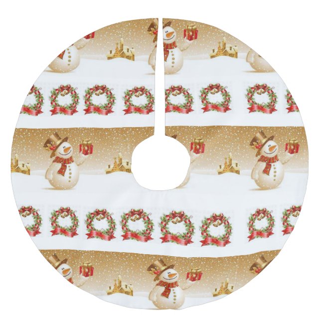 Julgranströja Julgransmatta Borstad Polyester (Framsidan)