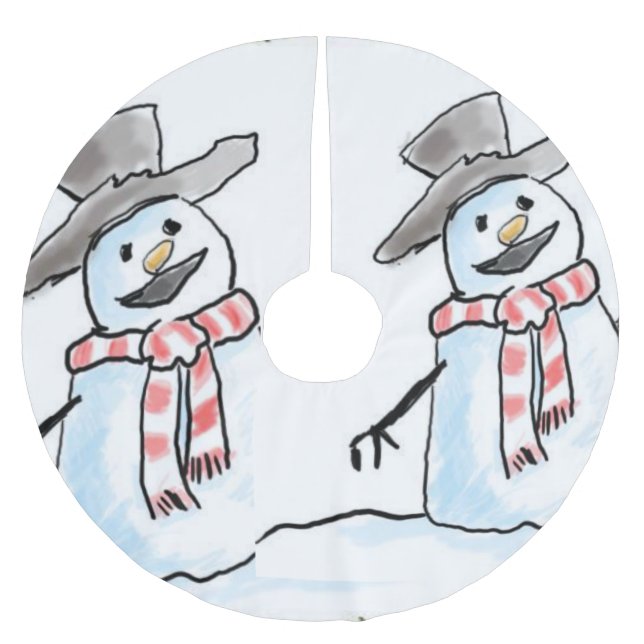 Julgranströja Julgransmatta Borstad Polyester (Framsidan)