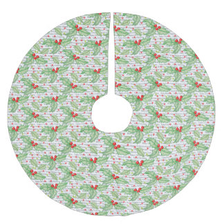 Julgranströja/Poinsettia Julgransmatta Borstad Polyester