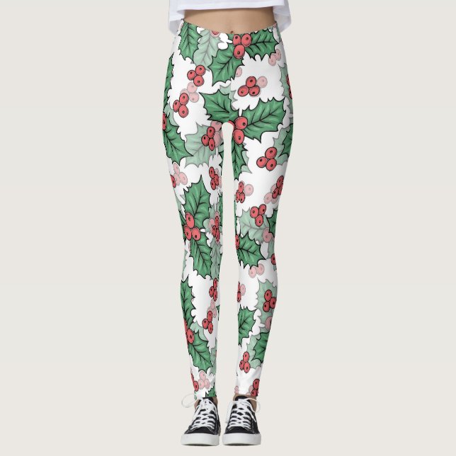 Julgranströjbyxor Leggings (Framsida)
