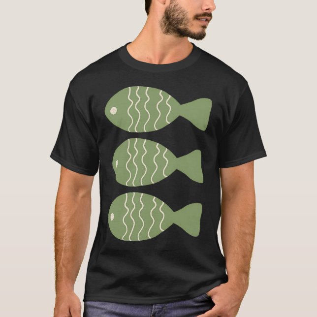 Julgräs Karpfisk T Shirt (Framsida)