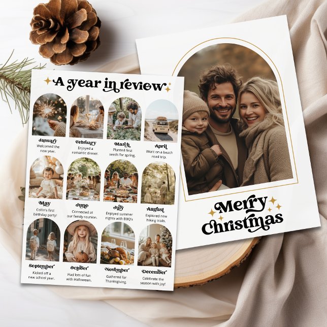 Julgrattis fotokollektion - Årets sammanfattning Julkort (Skapare uppladdad)