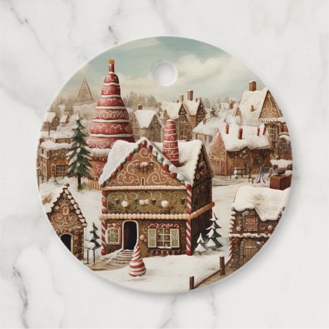 Julgrattis från förr gåvor etiketter (Framsida)