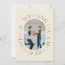 Julgrattis runtom i världen färgglad fotokort inbjudningar