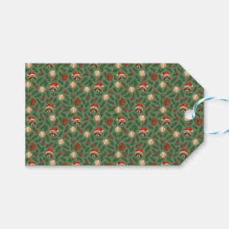 Julgrävlingsbasebollpresenttagg Presentetikett