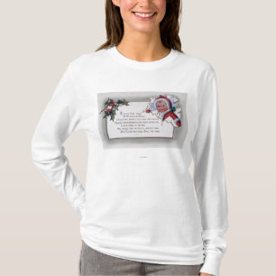 JulGreetingLittle unge till och med papper T-shirt
