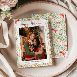 Julgrey Mönster Glad helg 1 Photo Julkort