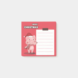 Julgris Post-It-lappar Post-it Block