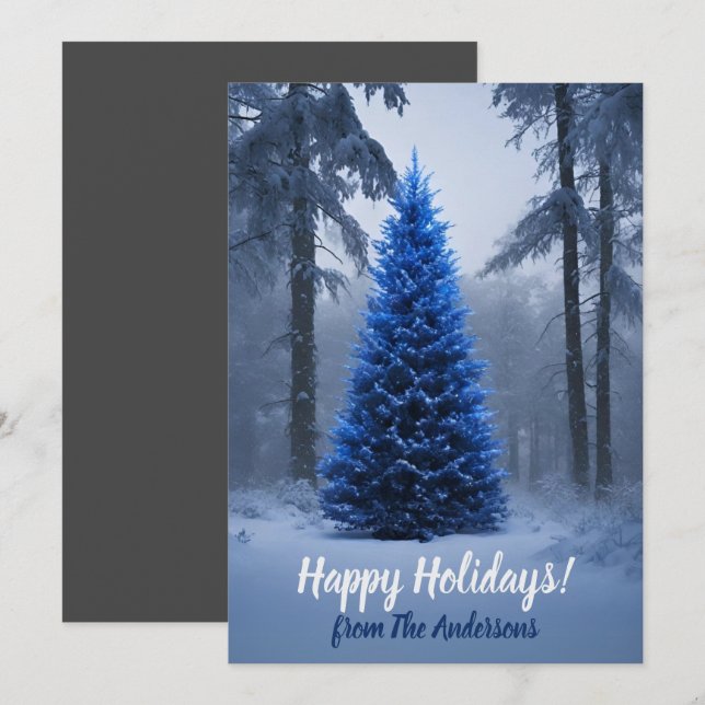 Julgrö 54 Glad helg,2 hälsningskort Inbjudningar (Fram/baksida)