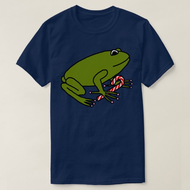 Julgrodd med Candy cane T Shirt (Design framsida)