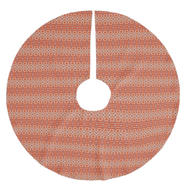 JULGRÖT Trädskörtel Julgransmatta Borstad Polyester (Framsidan)