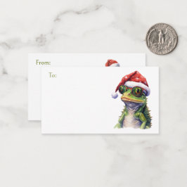 Julgrov - till/från giftplatta anteckningskort