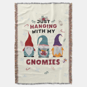 Julgrumlarfamiljen som bara umgås med Gnomies Filt