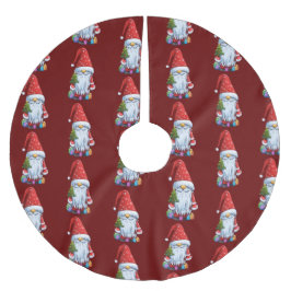 Julgrumling-gonk i en sluten kontur julgransmatta borstad polyester