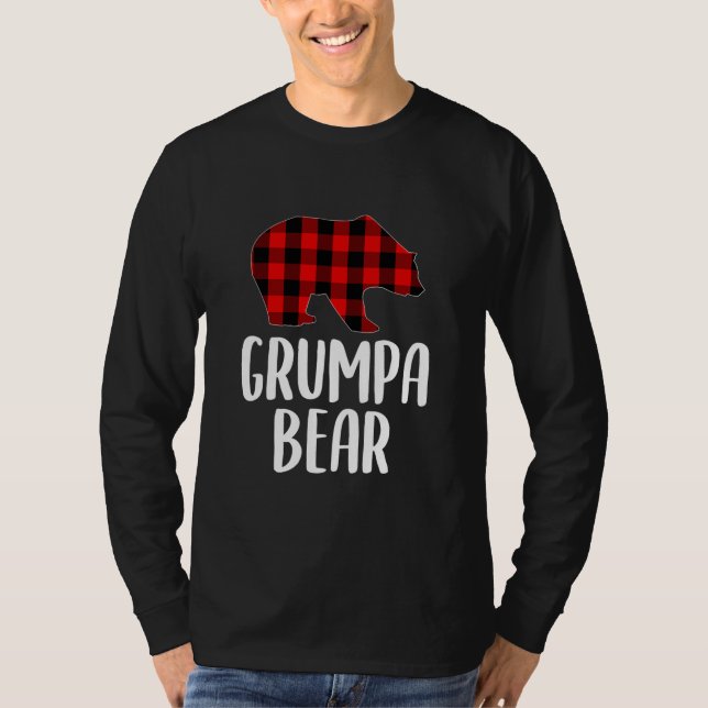Julgrumpa Bear Shirt Grandpa Bear Play T (Framsida)