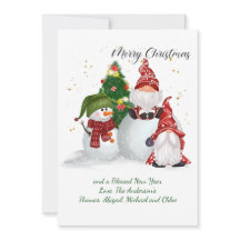 Julgrupen, Snögubbar Helgdag julkort