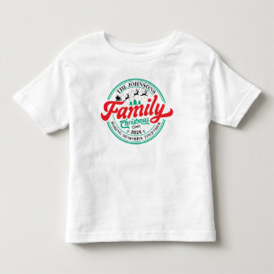 Julgruppen anpassningsbar Familj matchande Namn-år T Shirt