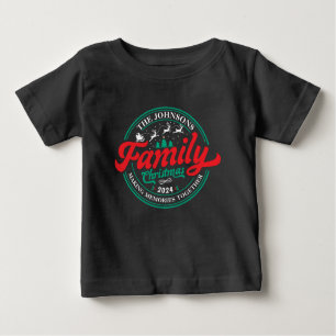 Julgruppen anpassningsbar Familj matchande Namn-år T Shirt