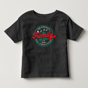 Julgruppen anpassningsbar Familj matchande Namn-år T Shirt