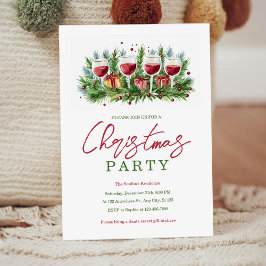 Julgruppsinbjudan, Julfest Card Inbjudningar