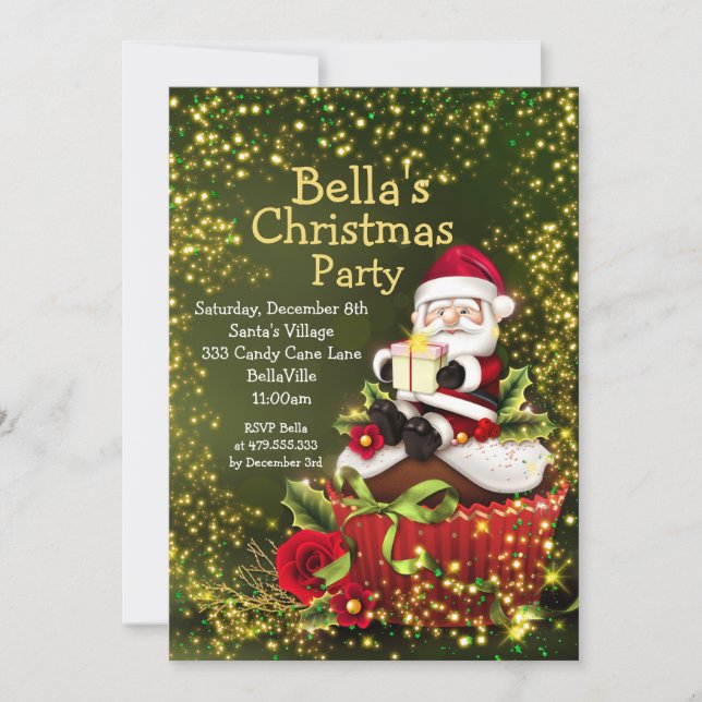 Julgruppsinbjudan till Helgdag Cookie Exchange Inbjudningar (Framsida)