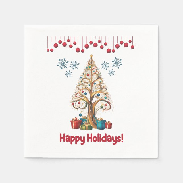 Julgrus 1, julklapp. pappersservett (Framsidan)